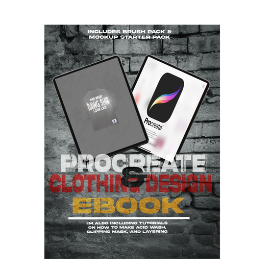 Procreate clothing design E-book