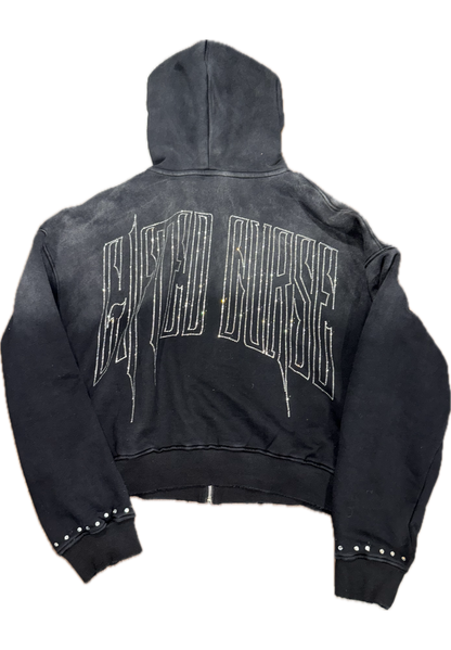 GC Rhinestone Zip up