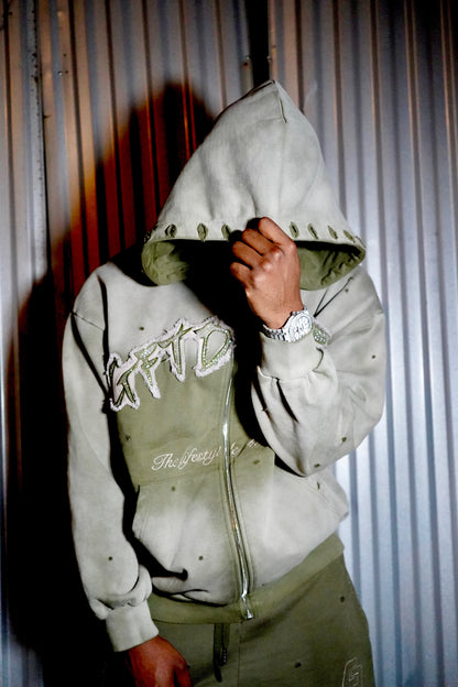 Olive green Baggy set
